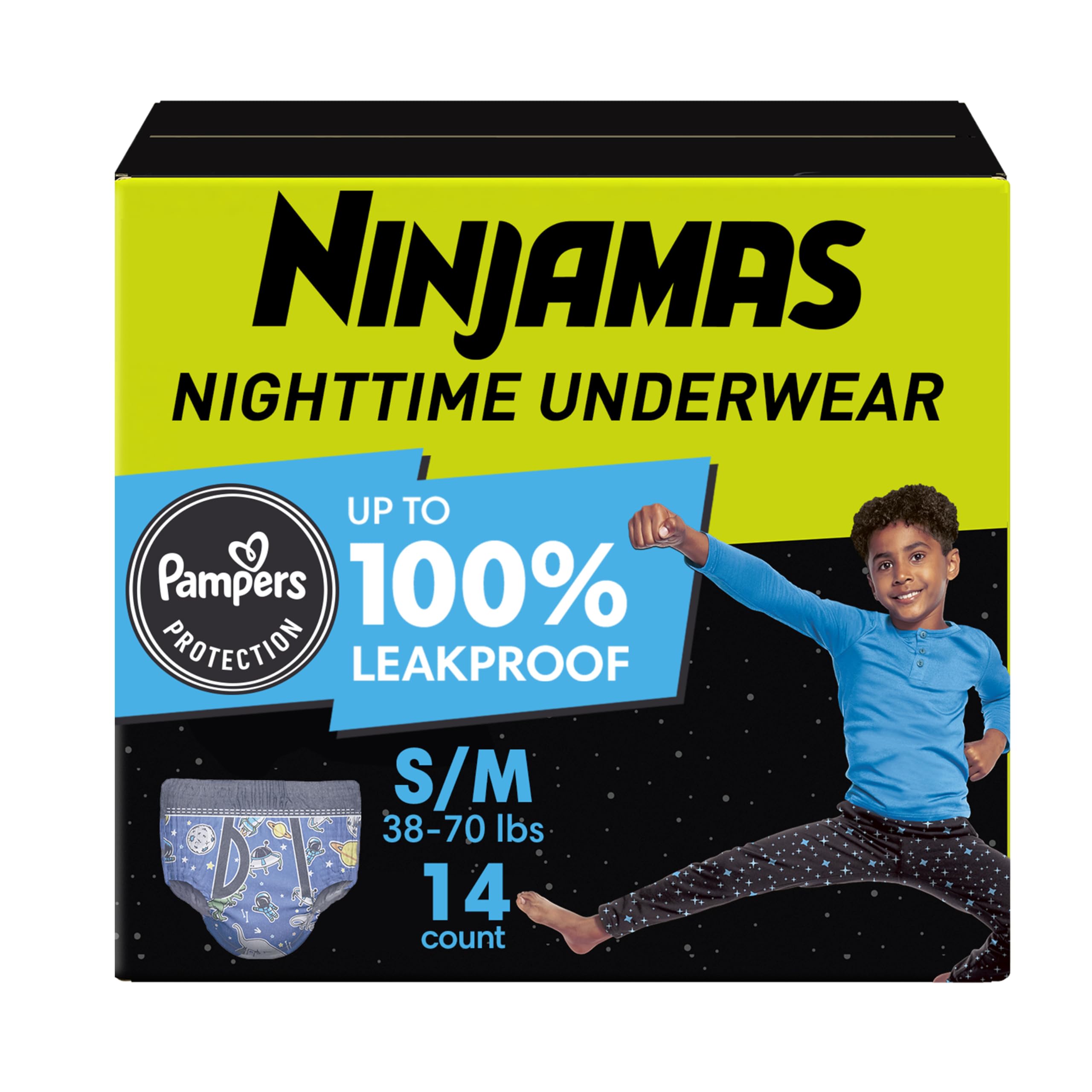 Foto 2 pulgar | Ropa Interior Para Mojar La Cama Por La Noche Mima A Ninjamas Boys S/m - Venta Internacional.