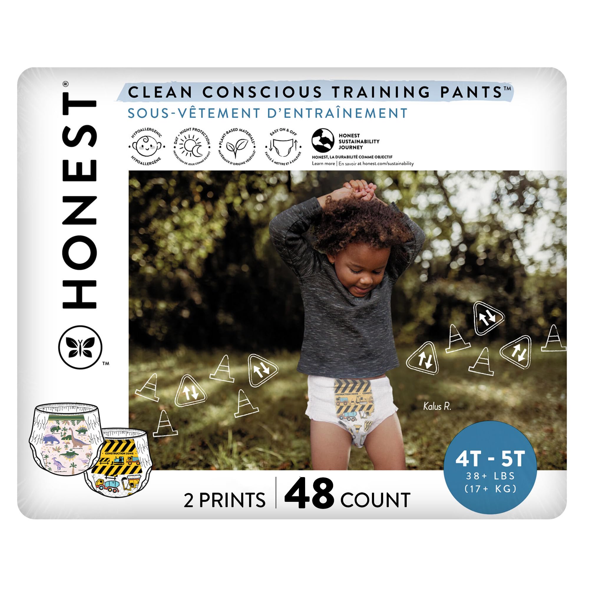 Pantalones De Entrenamiento The Honest Company Clean Conscious, Talla 4t/5t - Venta Internacional.