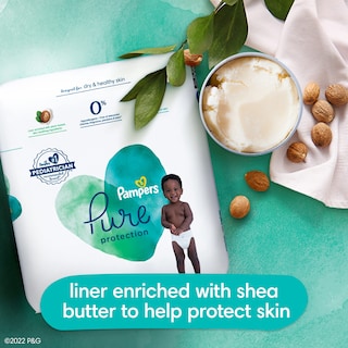 Foto 2 | Pañales Pampers Pure Protection, Tamaño 7, 60 Unidades - Venta Internacional.