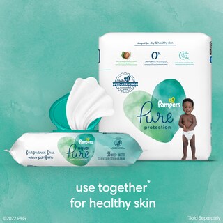 Foto 7 | Pañales Pampers Pure Protection, Tamaño 7, 60 Unidades - Venta Internacional.