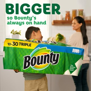 Foto 5 | Toallas De Papel Bounty Select-a-size 6 Rollos Triples Color Blanco - Venta Internacional.