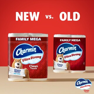 Foto 2 | Papel Higiénico Charmin Ultra Strong Clean Touch 24 Mega Rollos - Venta Internacional.