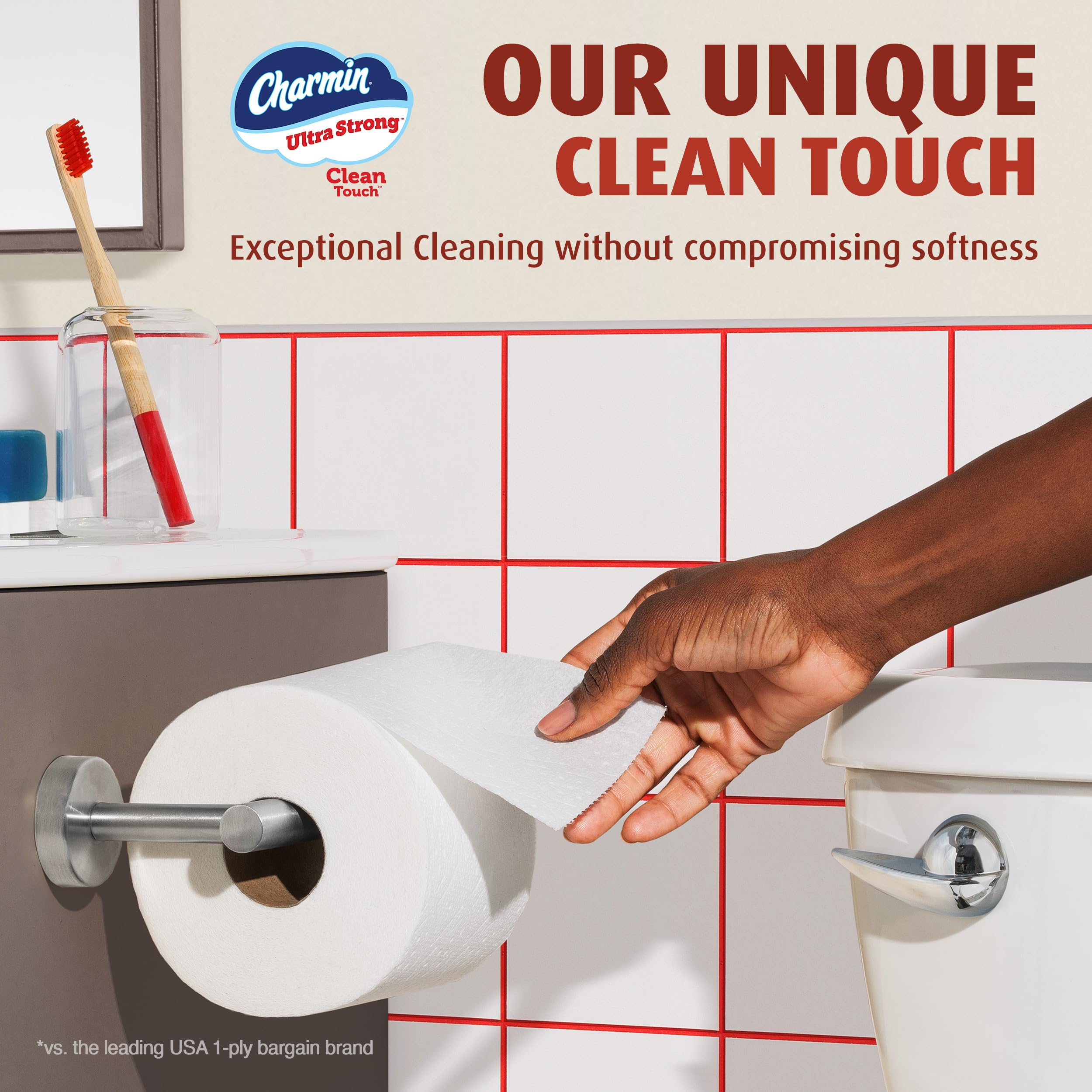 Foto 4 | Papel Higiénico Charmin Ultra Strong Clean Touch 24 Mega Rollos - Venta Internacional.