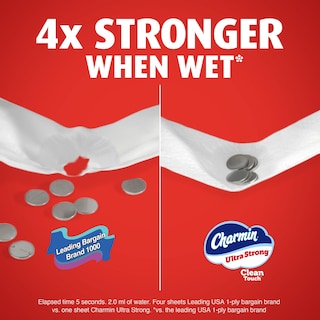 Foto 5 | Papel Higiénico Charmin Ultra Strong Clean Touch 24 Mega Rollos - Venta Internacional.