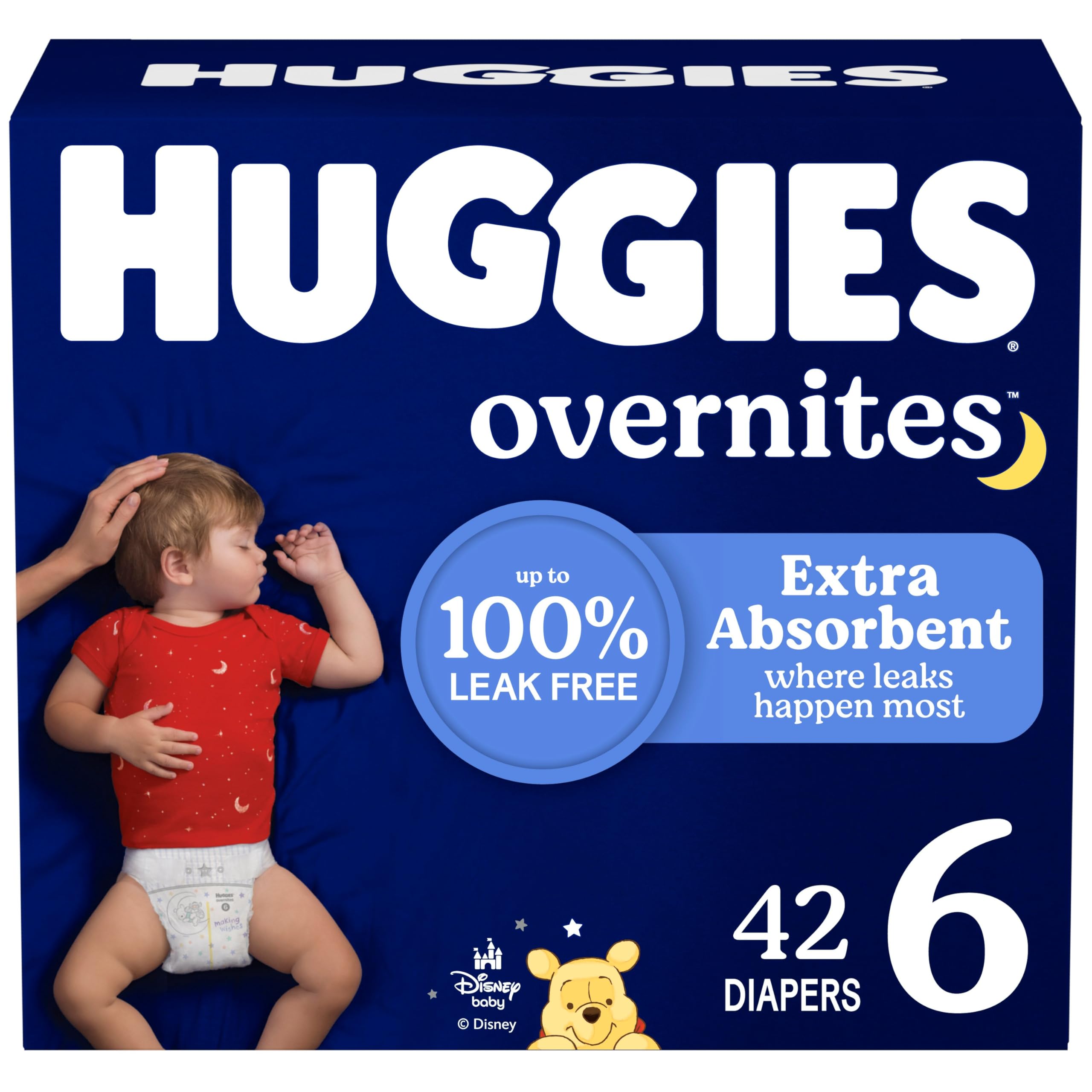 Foto 2 pulgar | Pañales Huggies Overnites  Talla 6  Para Toda La Noche  Más De 35 Libras  42 Unidades - Venta Internacional.