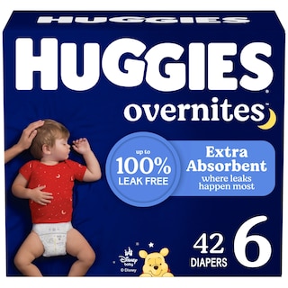 Foto 1 | Pañales Huggies Overnites Talla 6 Para Toda La Noche Más De 35 Libras 42 Unidades - Venta Internacional.