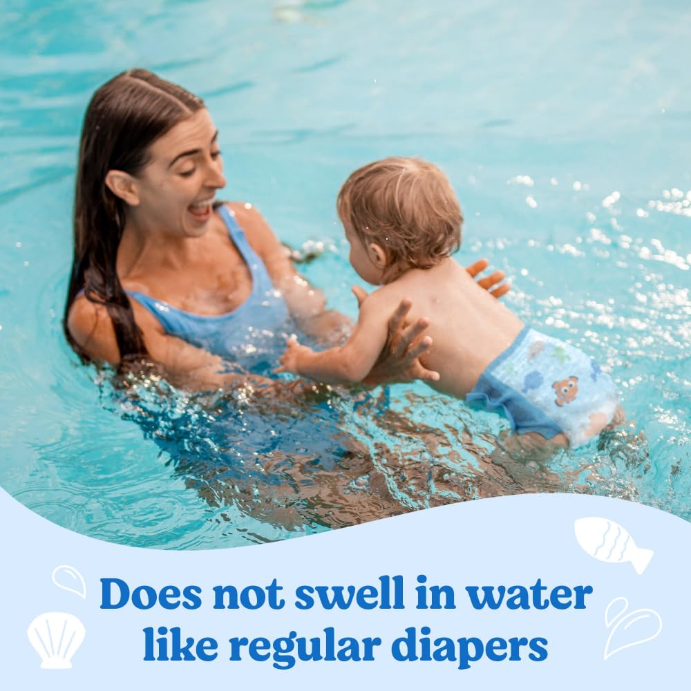Foto 4 | Pañales De Natación Huggies Little Swimers  Talla 4 (11-15 Kg)  36 Unidades - Venta Internacional.