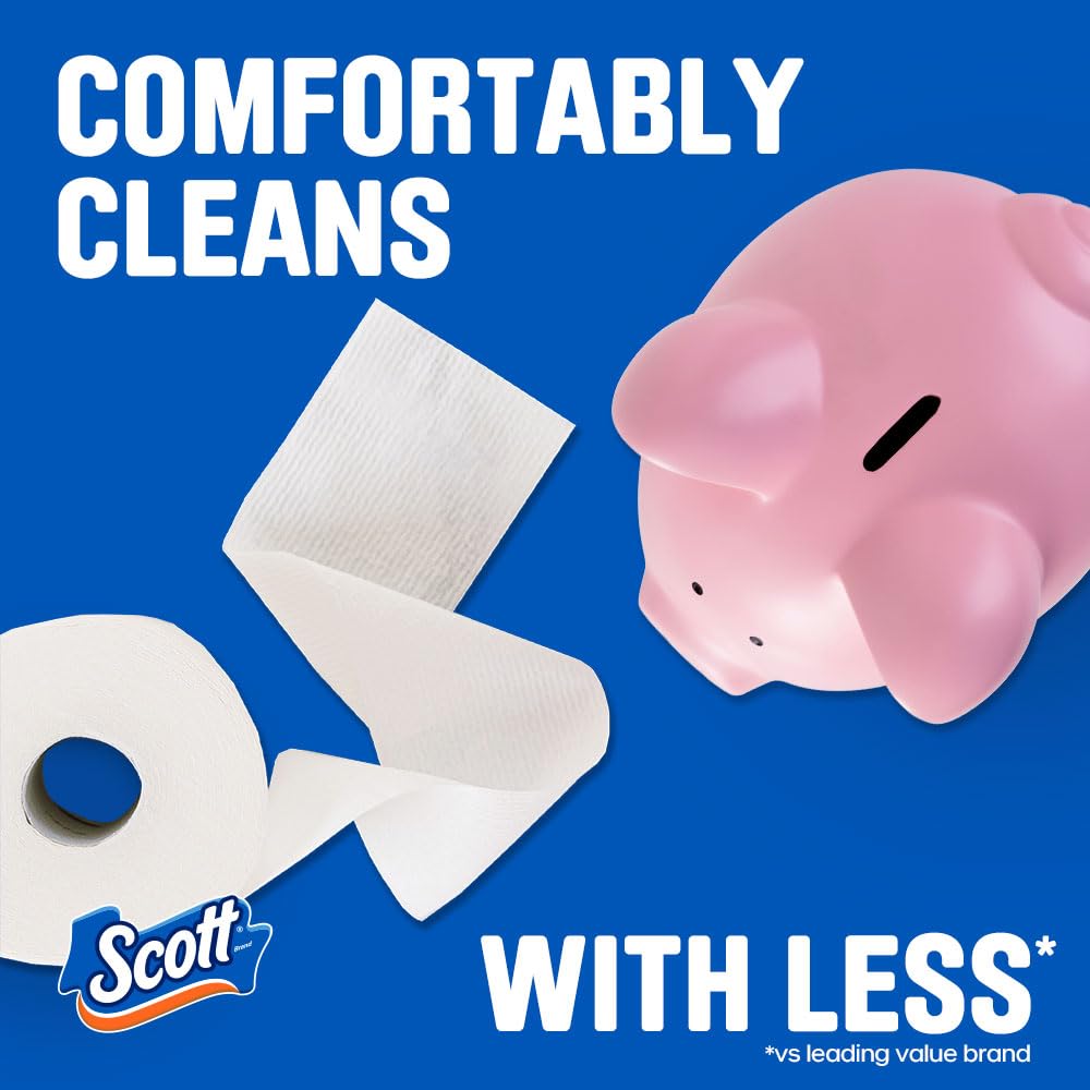 Foto 5 | Papel Higiénico Scott Comfortplus 48 Rollos Dobles De 1 Capa - Venta Internacional.
