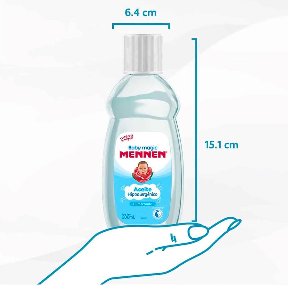 Foto 4 pulgar | Aceite Para Bebé Mennen Baby Magic 200 Ml