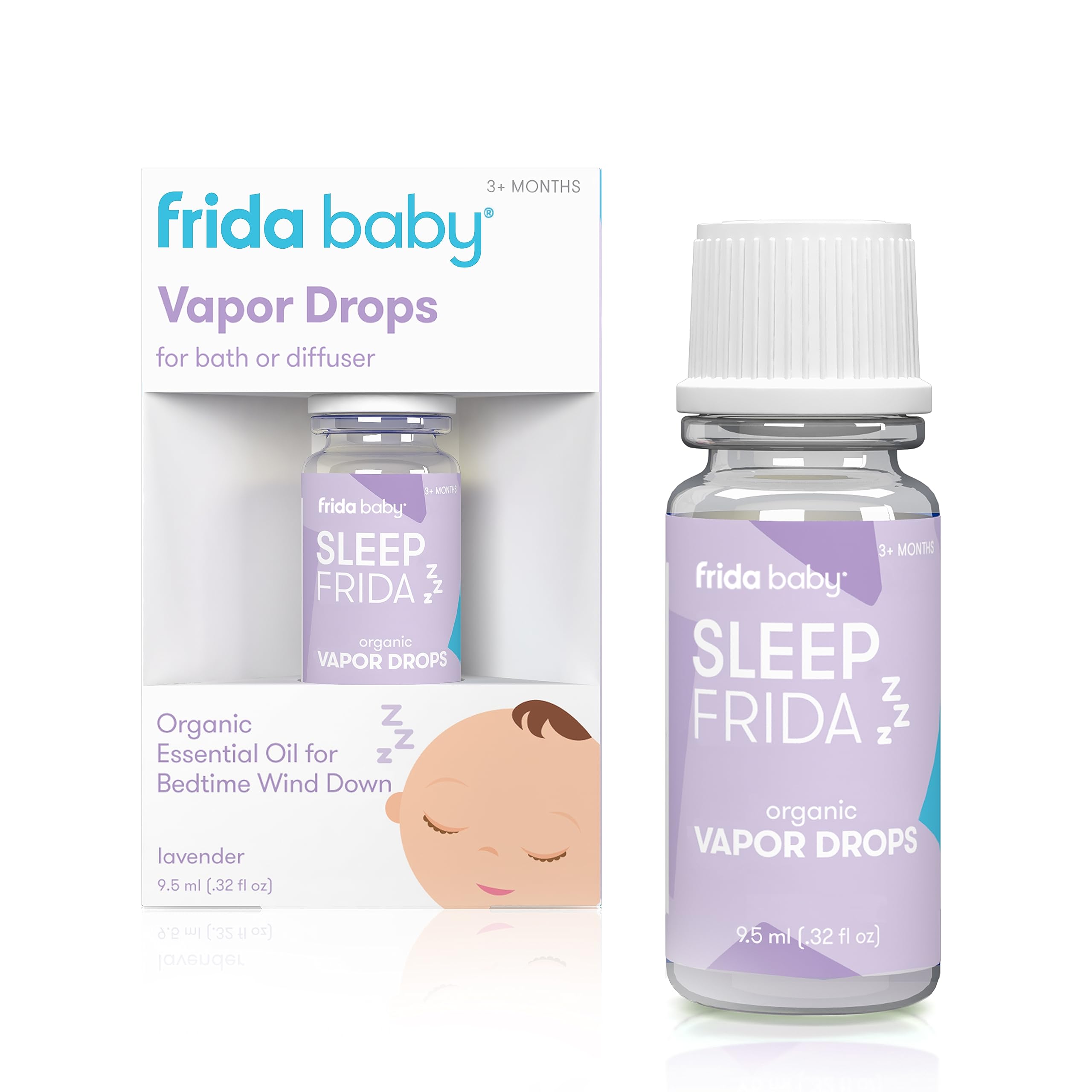 Foto 2 pulgar | Gotas de Baño Frida Baby Natural Sleep Vapor Aceite De Lavanda 9 Ml - Venta Internacional