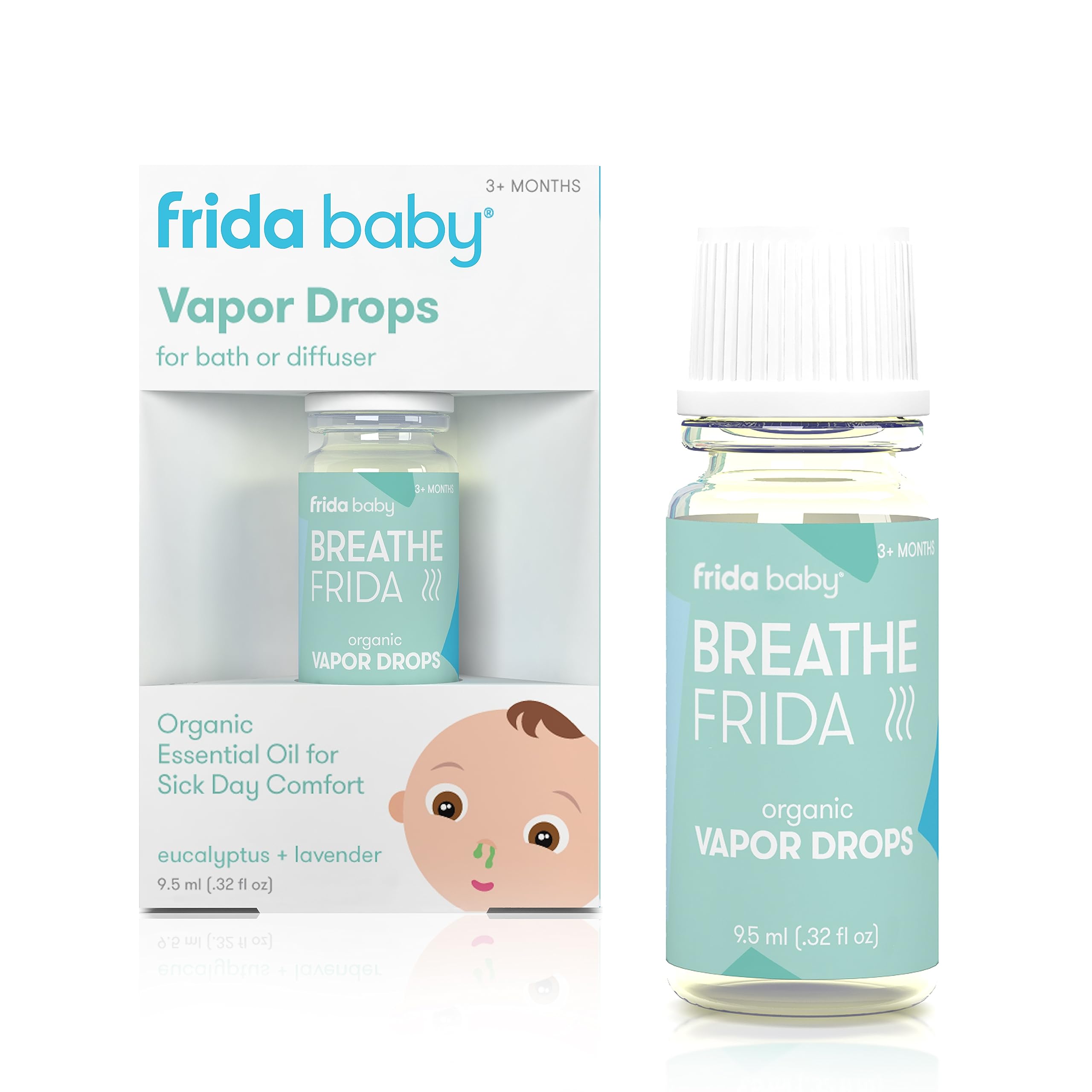 Gotas de Baño de Vapor Frida Baby Breathefrida con Eucalipto 9 ml - Venta Internacional