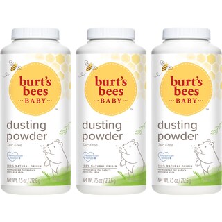 Foto 1 | Polvo Para Espolvorear Burt's Bees, 100% De Origen Natural, 220 Ml X 3 - Venta Internacional.
