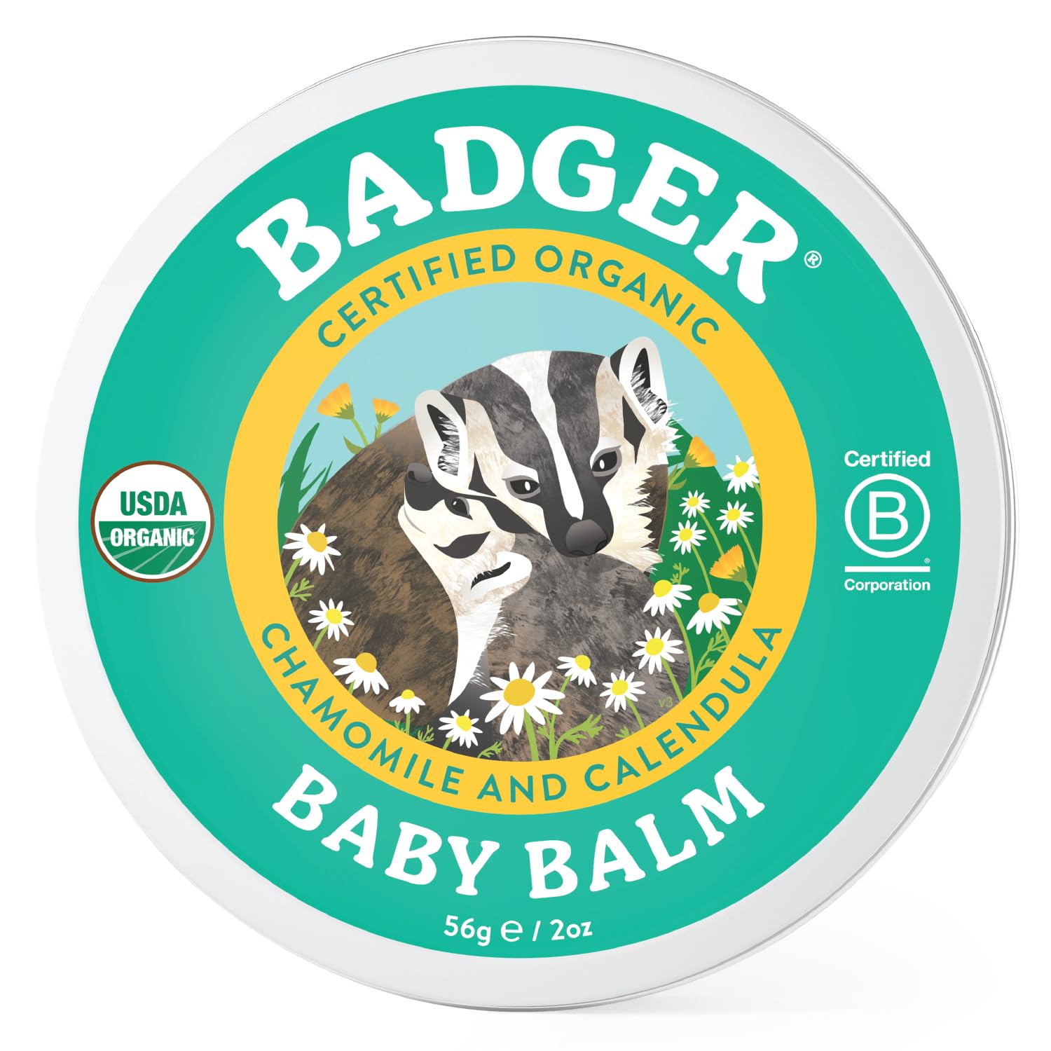 Foto 2 pulgar | Bálsamo para Bebés Badger con Manzanilla y Caléndula Orgánica 60 ml -  Venta Internacional