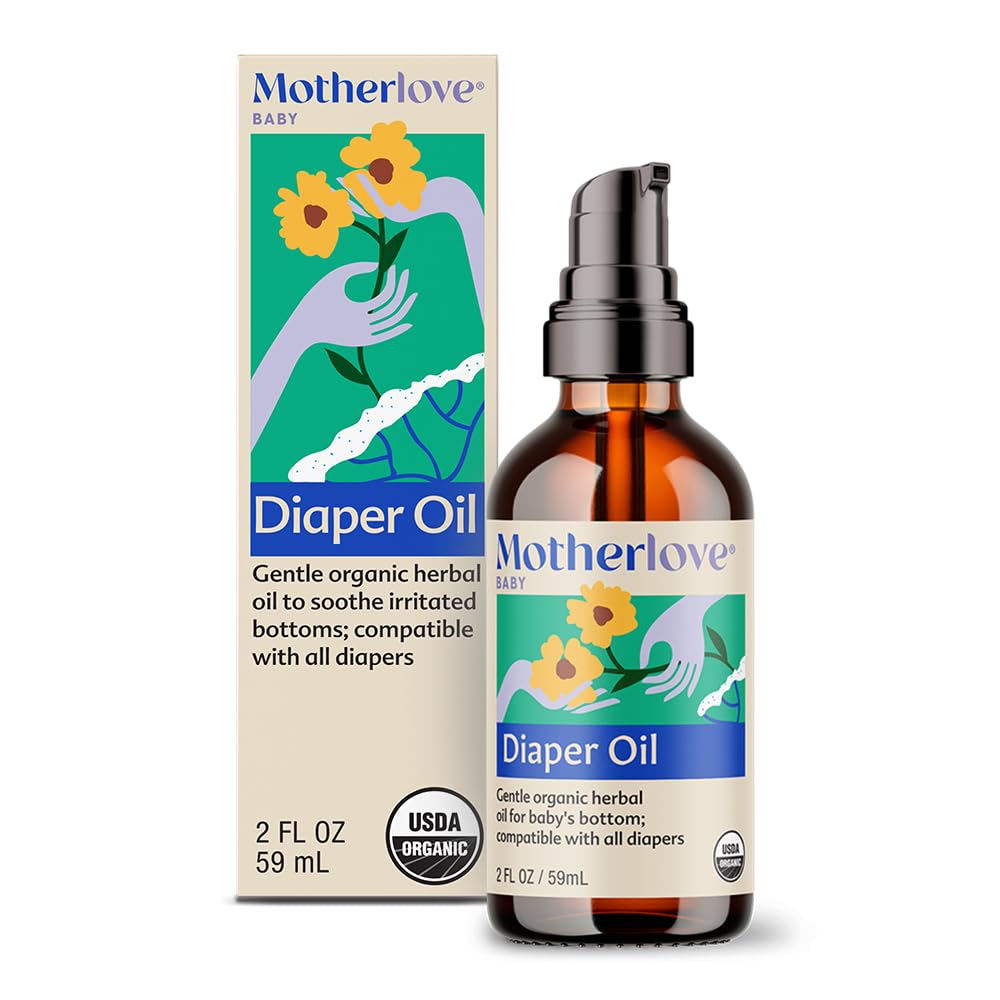 Aceite Para Pañales Motherlove, Calmante Para Dermatitis Del Pañal Vegano, 60 Ml - Venta Internacional.