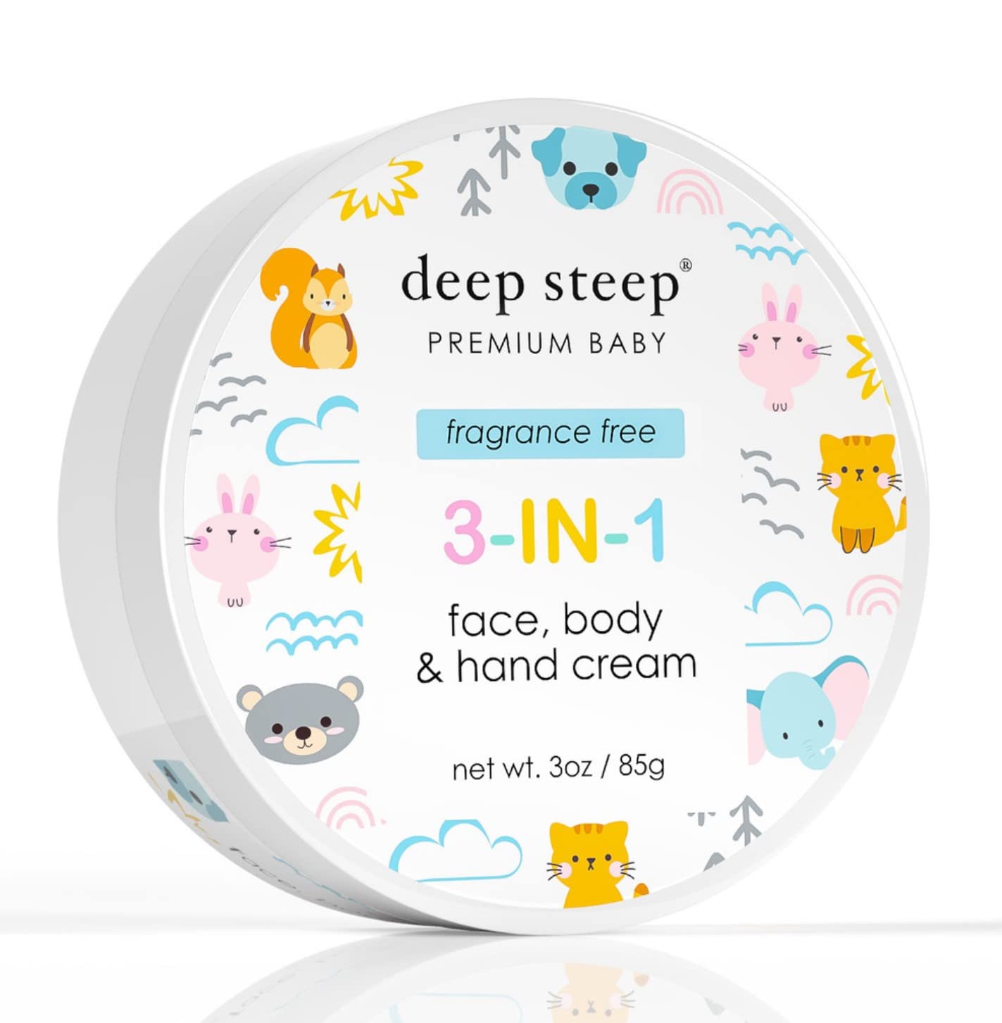 Cream Deep Steep 3 En 1 Para Rostro, Cuerpo Y Manos Baby Line 90 Ml - Venta Internacional.