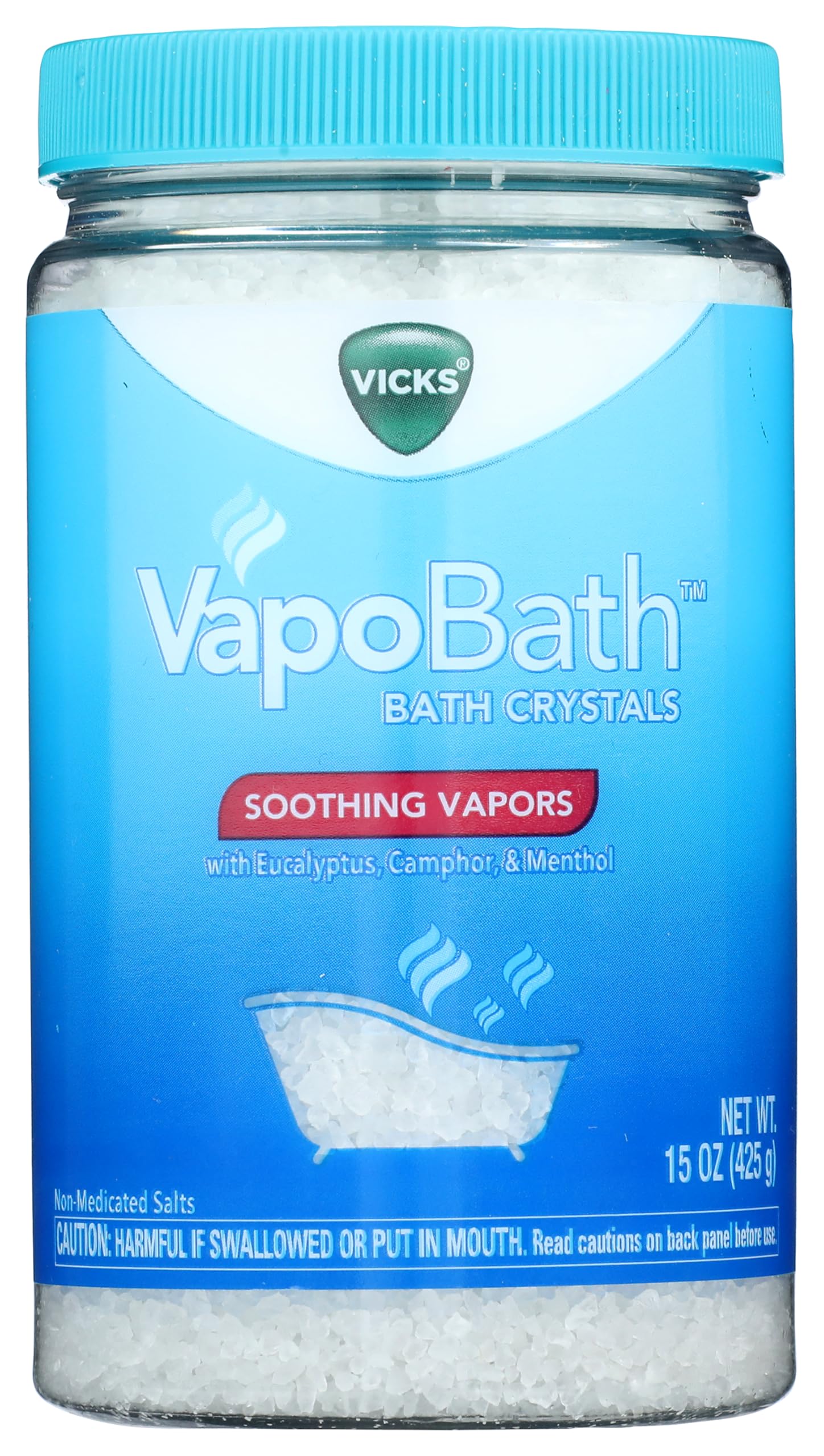 Sales De Baño Vicks Vapobath Para Aromaterapia, Eucalipto Y Mentol, 450 Ml - Venta Internacional.