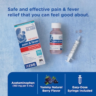 Foto 2 | Paracetamol Mommy's Bliss Baby Para Reducir El Dolor Y La Fiebre, 60 Ml - Venta Internacional.
