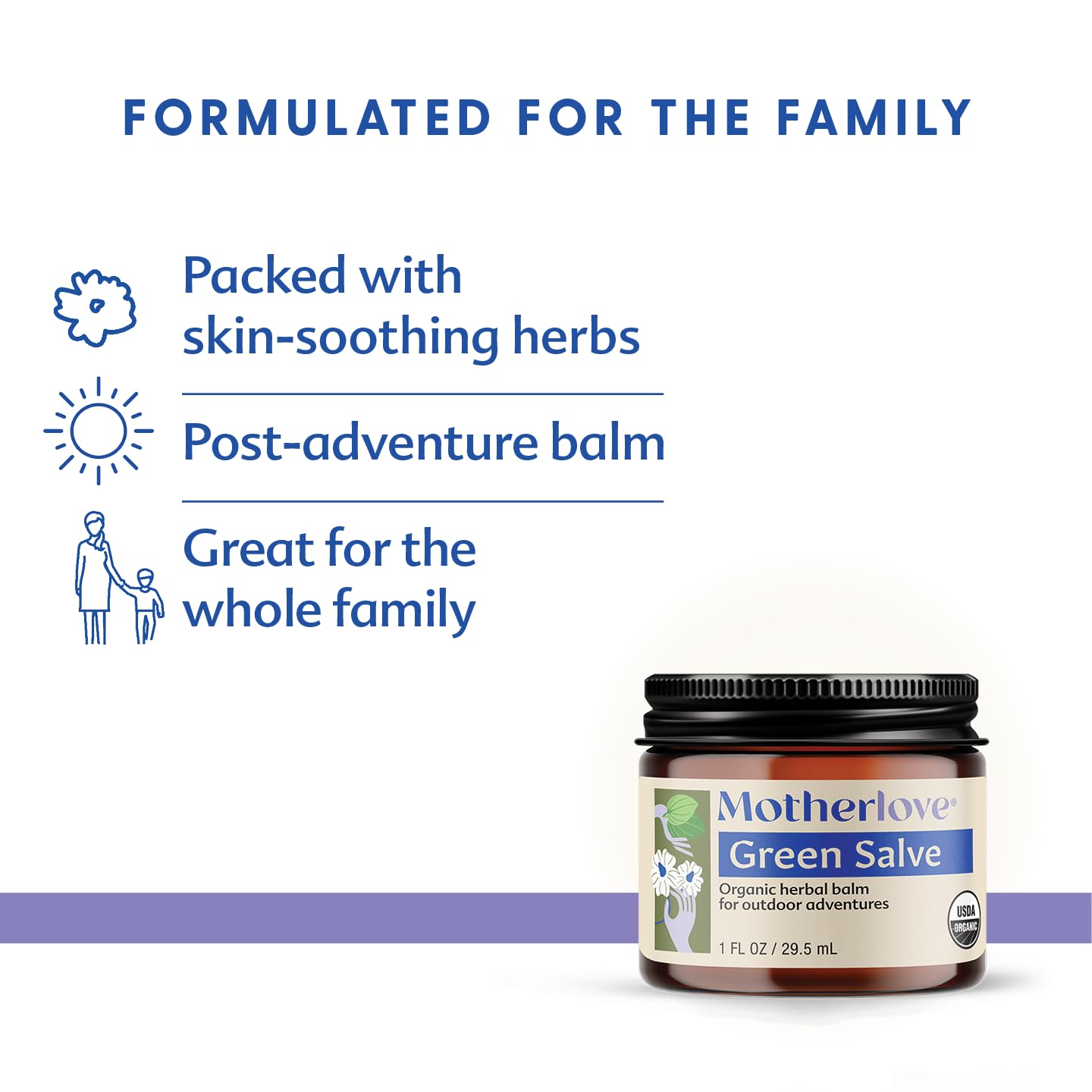 Foto 3 pulgar | Pomada Motherlove Green Salve Organic 30 Ml - Venta Internacional.