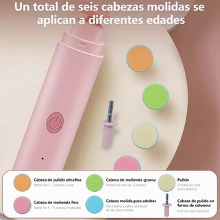 Foto 4 | Lima de Uñas Eléctrica para Bebés Belug color Rosa