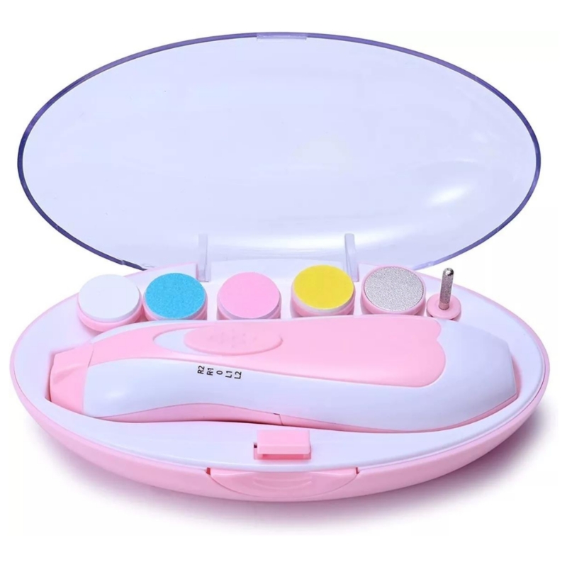 Foto 3 pulgar | Kit Limpiador De Uñas Eléctrico Baby Pink Con 6 Cabezales Intercambiables - Venta Internacional.