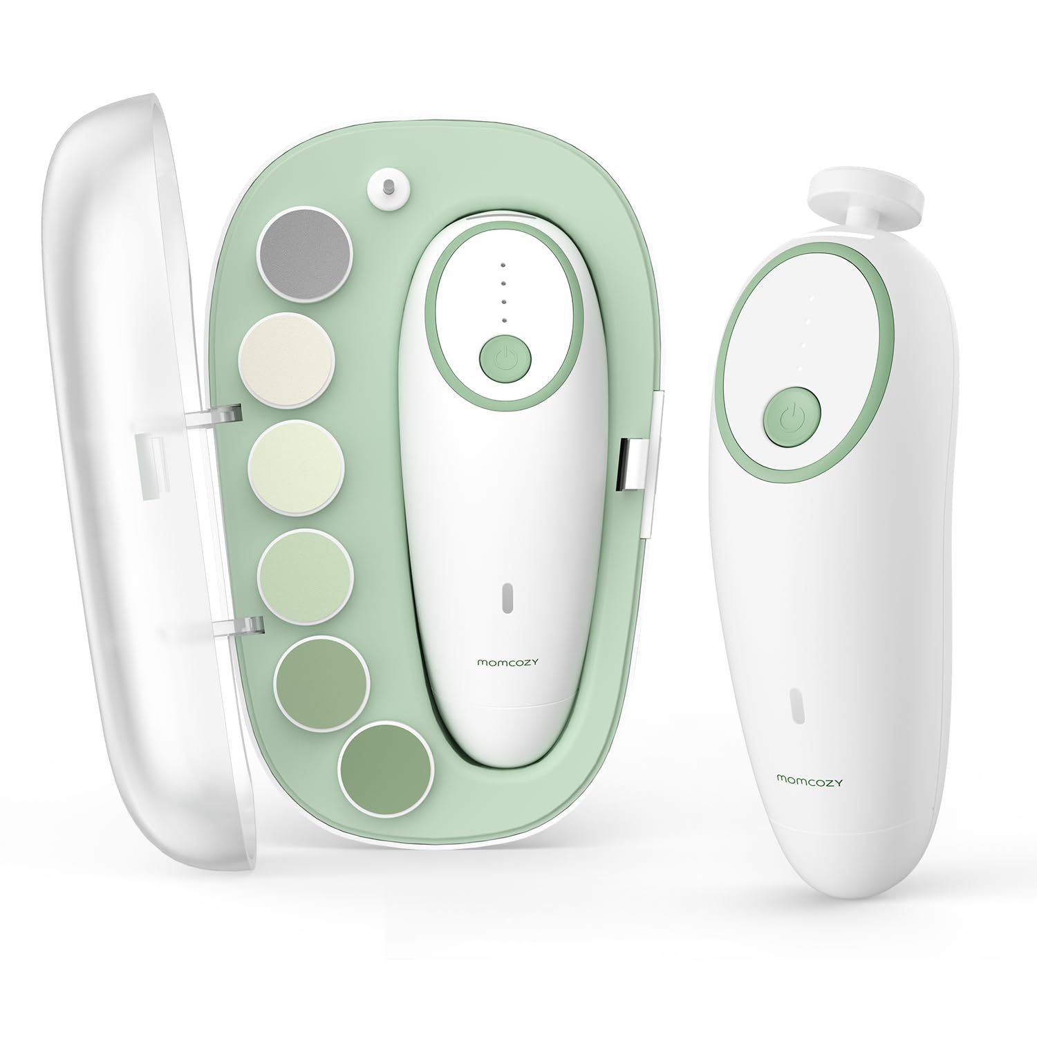 Foto 2 pulgar | Cortadora De Uñas Eléctrica Para Bebés Momcozy Con 7 Almohadillas Para Pulir - Venta Internacional.
