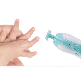 Foto 3 | ''lima De Uñas Eléctrica Para Bebés Portátil Con Luz Led 6 En1 Lab.g Azul ''