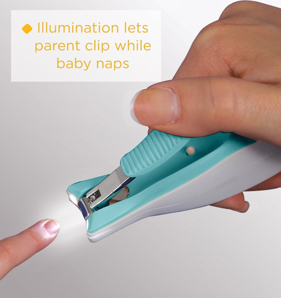 Foto 4 pulgar | Cortauñas Safety 1st Sleepy Baby Con Luz Led Y Esmeril - Venta Internacional.