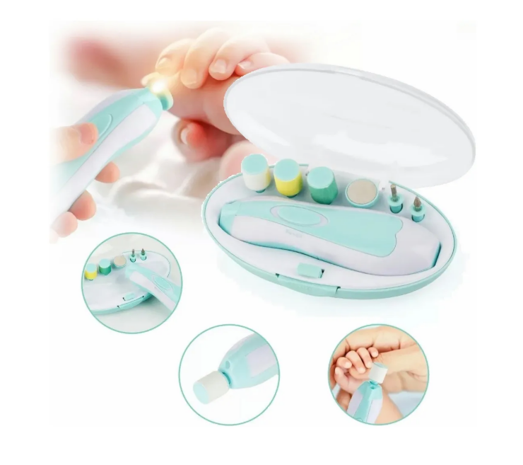 Foto 2 pulgar | Lima De Uñas Bebé Cortaúñas Para Bebe Eléctrico Con Luz Led