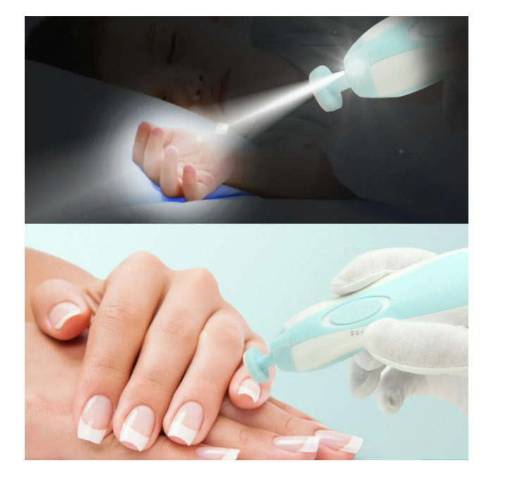 Foto 4 pulgar | Lima De Uñas Bebé Cortaúñas Para Bebe Eléctrico Con Luz Led