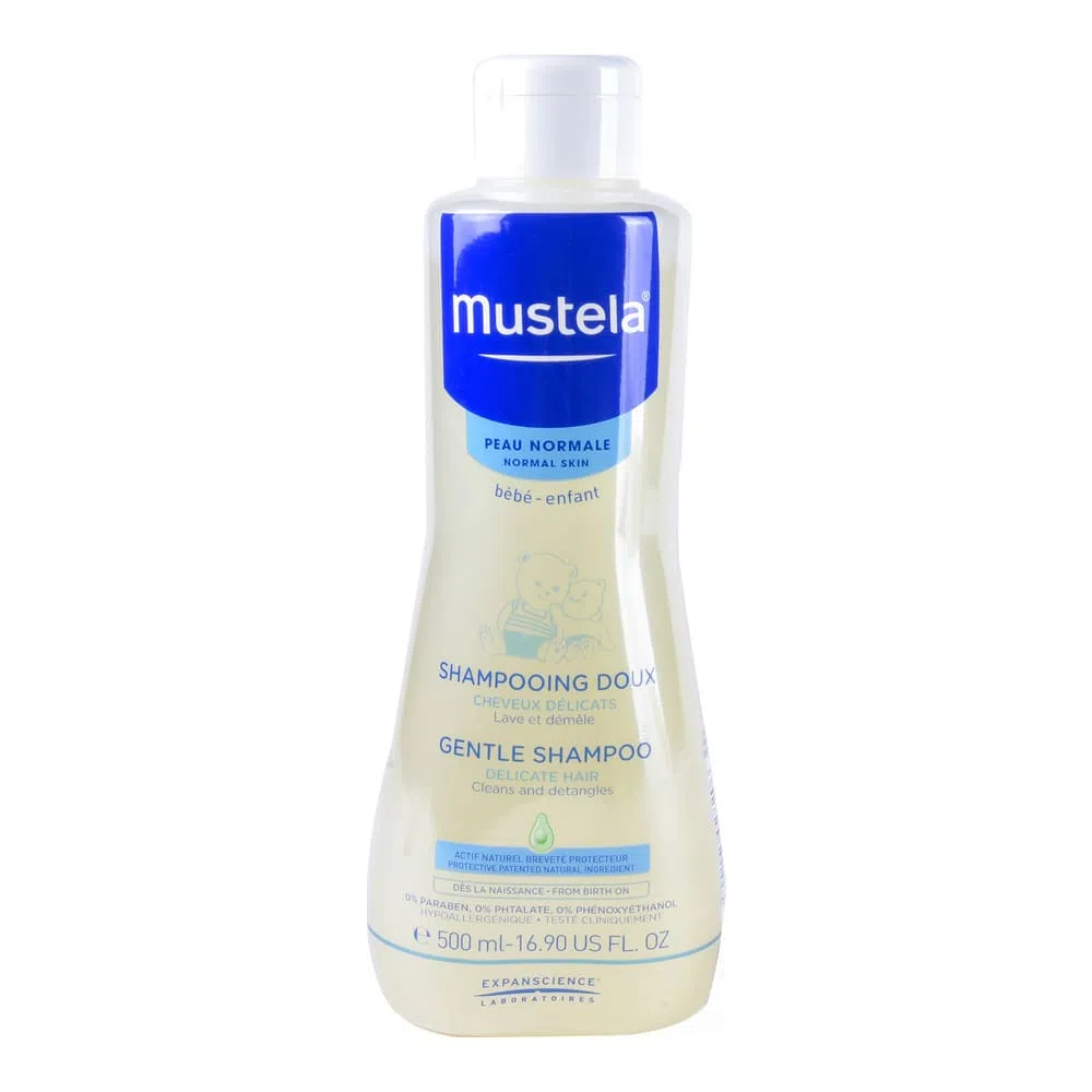 Foto 2 pulgar | Shampoo Mustela Bebé Piel Normal 500 Ml