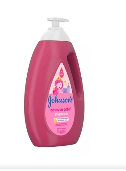 Foto 4 pulgar | Shampoo Johnson's Baby Gotas De Brillo De Aceite De Argán En Dosificador De 1l Por 1 Unidad