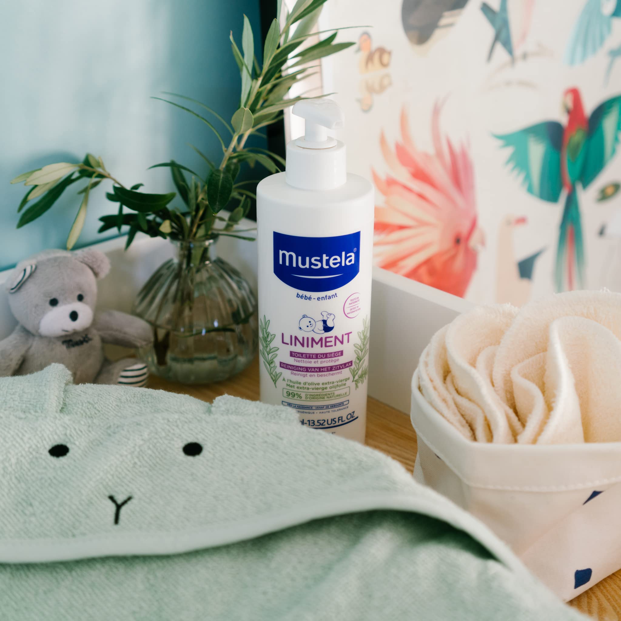 Foto 4 | Limpiador Mustela Liniment No-rinse Con Aceite De Oliva Virgen Extra 400 Ml - Venta Internacional.
