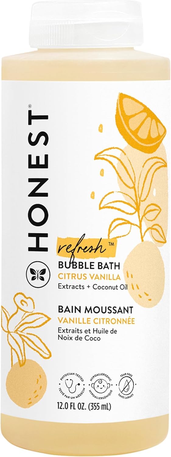 Foto 2 pulgar | Baño De Burbujas Espumoso The Honest Company Citrus Vanilla, 355 Ml - Venta Internacional.