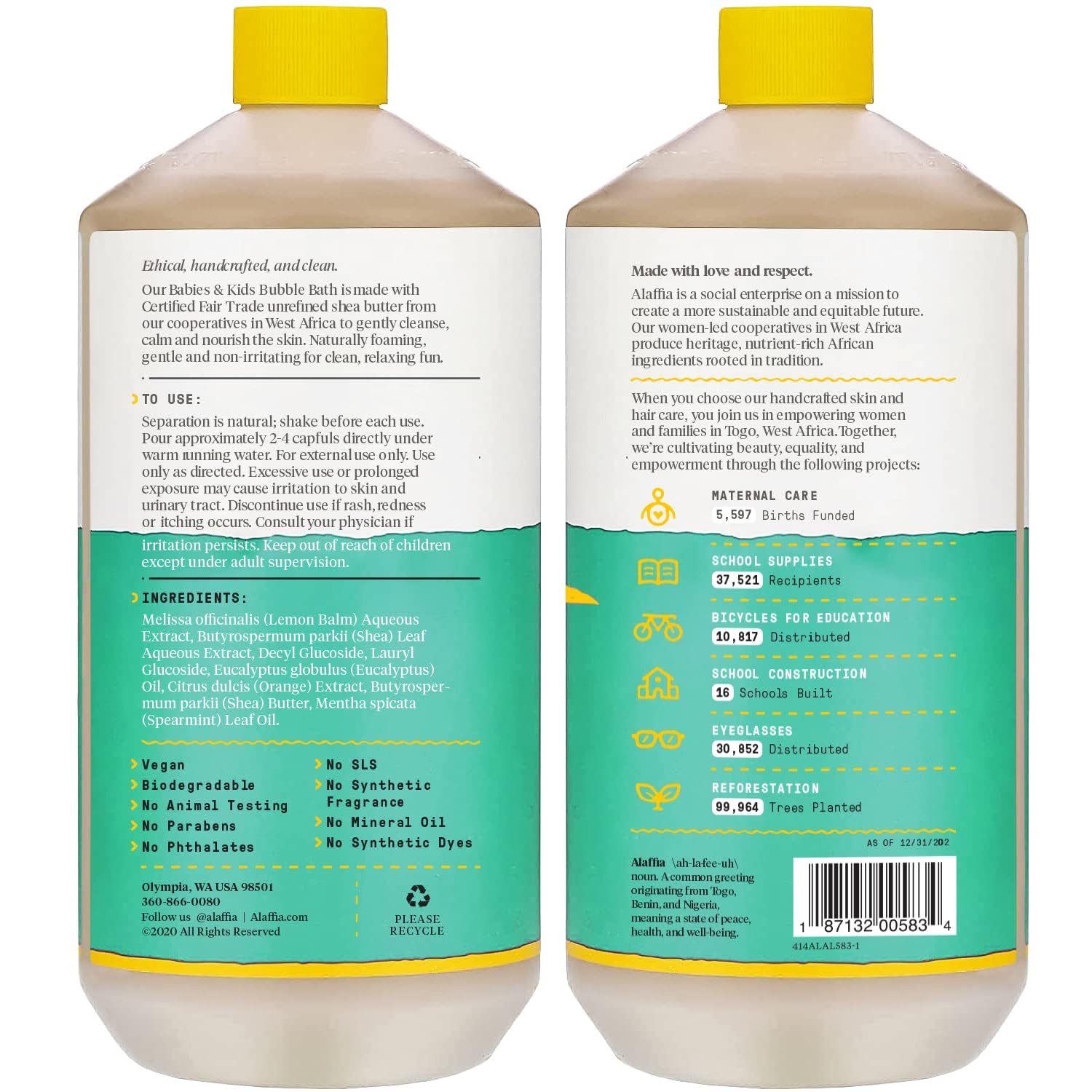 Foto 3 pulgar | Shampoo Alaffia Eucalipto y Menta 946 Ml - Venta Internacional