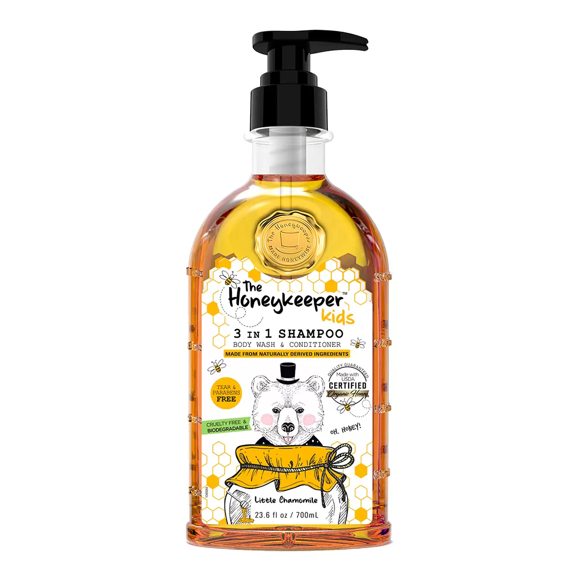 Foto 3 pulgar | Shampoo The Honeykeeper 3 en 1 3 Piezas