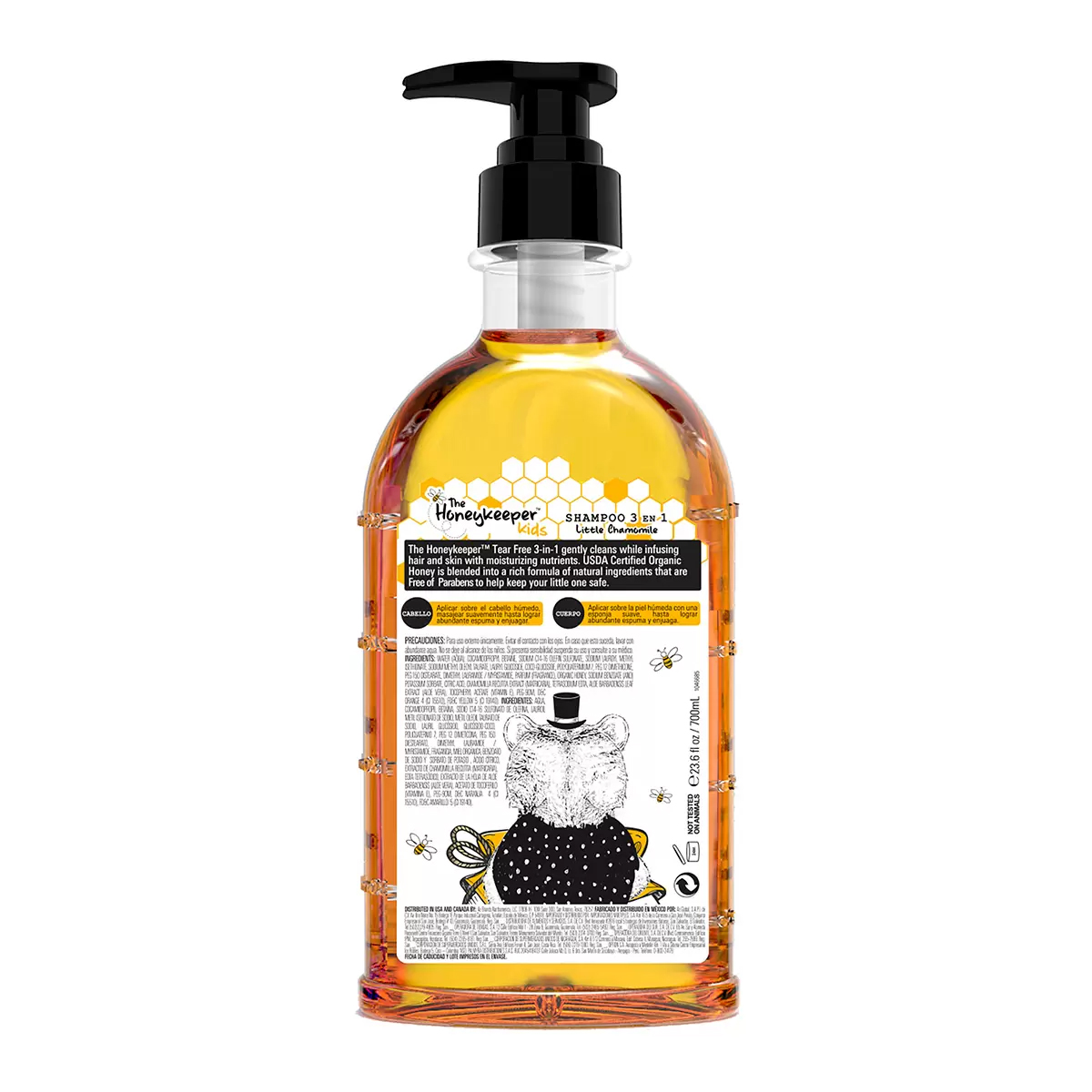Foto 4 pulgar | Shampoo The Honeykeeper 3 en 1 3 Piezas