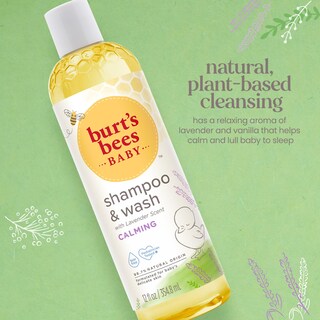 Foto 2 | Champú Y Jabón Para Bebés Burt's Bees Lavender Calming 360 Ml (x3) - Venta Internacional.