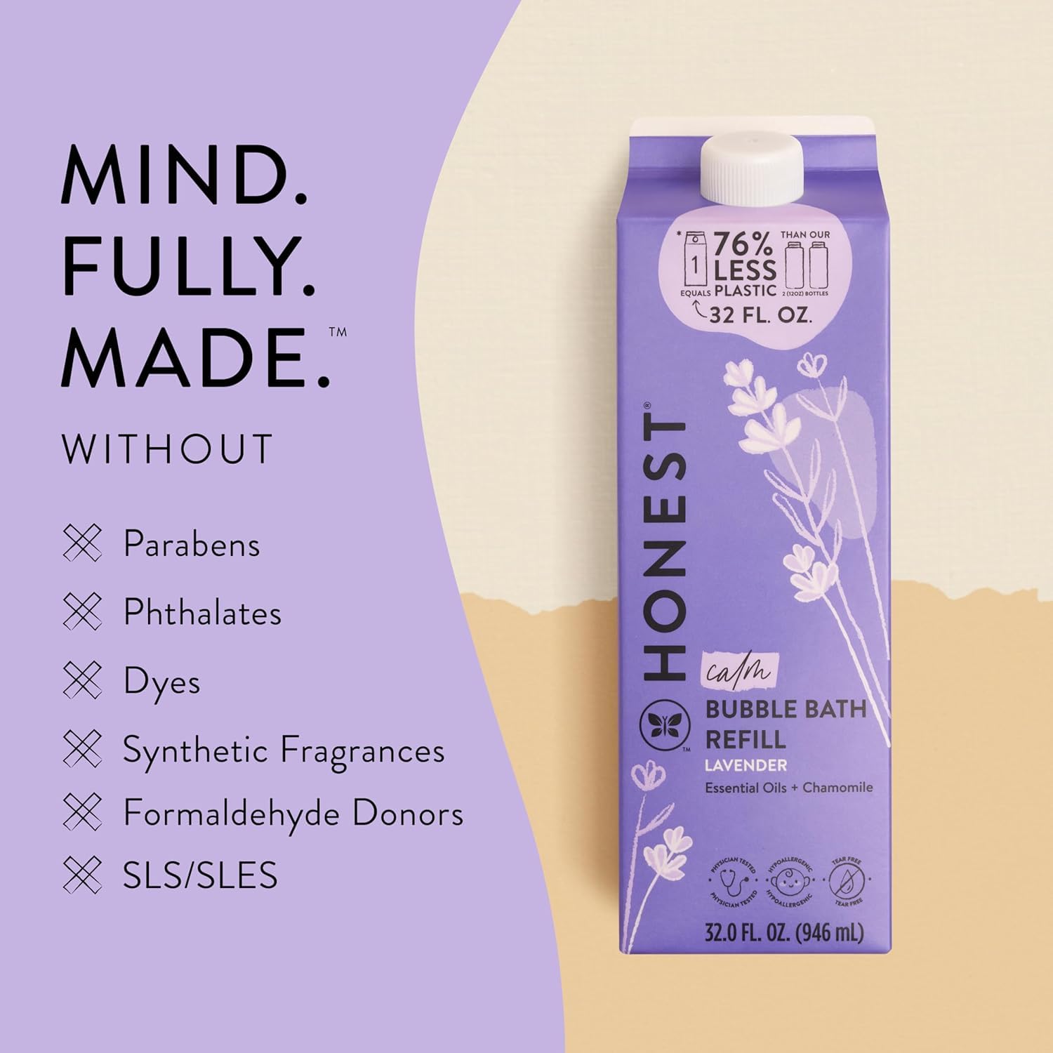 Foto 5 | Caja De Recarga Para Baño De Burbujas The Honest Company, 946 Ml - Venta Internacional.