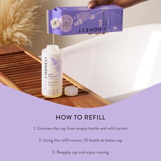Foto 6 | Caja De Recarga Para Baño De Burbujas The Honest Company, 946 Ml - Venta Internacional.