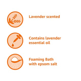Foto 3 | Baño Espumoso Amazon Basics Con Aroma A Lavanda, 1 Litro, Con Aceite Esencial - Venta Internacional.