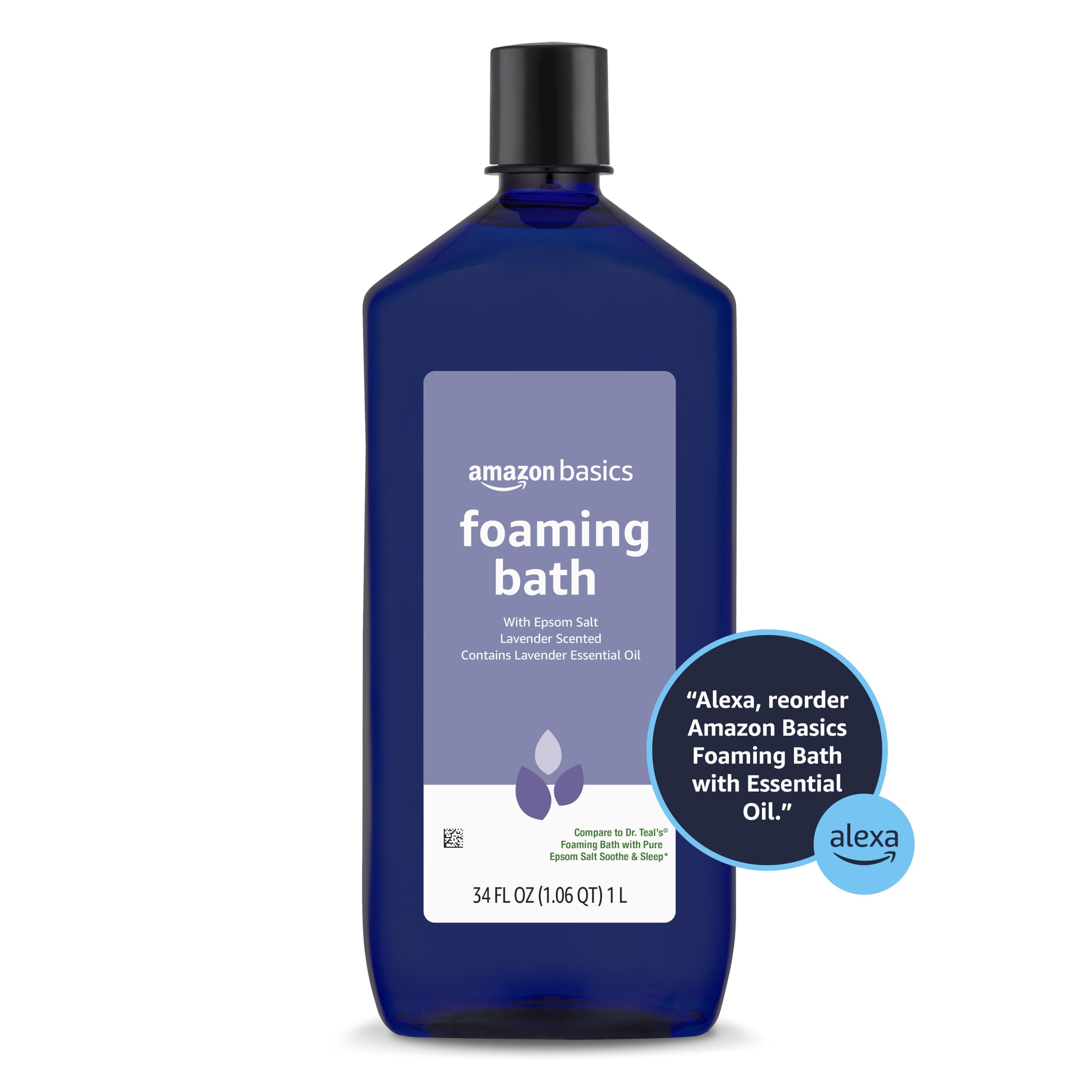 Foto 5 pulgar | Baño Espumoso Amazon Basics Con Aroma A Lavanda, 1 Litro, Con Aceite Esencial - Venta Internacional.