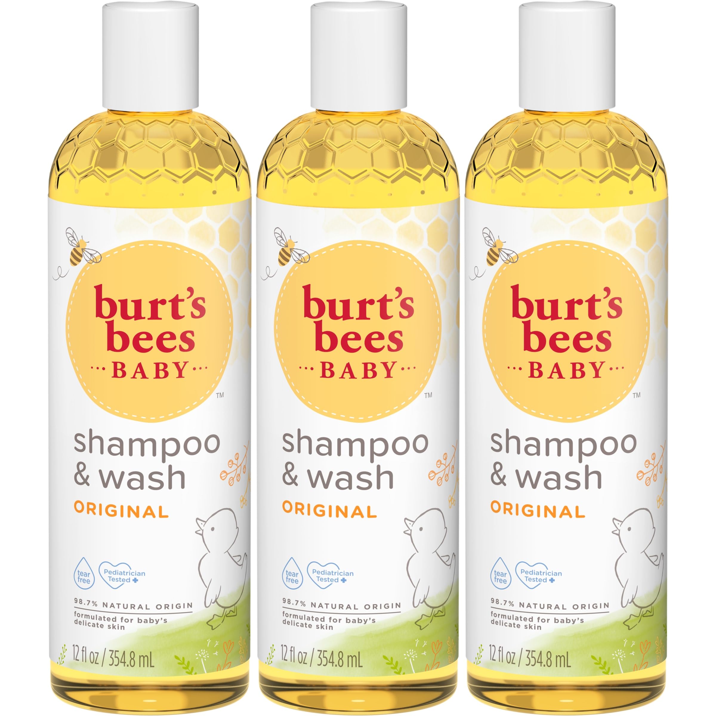 Foto 2 pulgar | Champú Y Jabón Para Bebés Burt's Bees Original, 360 Ml (paquete De 3) - Venta Internacional.