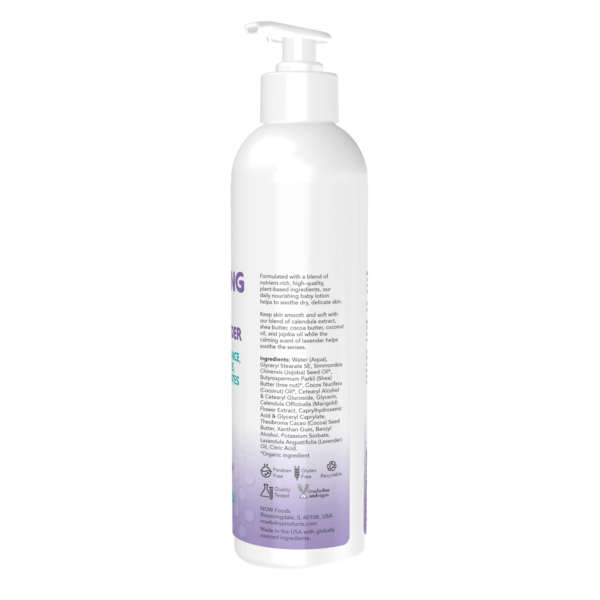 Foto 3 pulgar | Lotion Now Baby Nutritive Calming Lavanda 240 Ml Sin Parabenos - Venta Internacional.