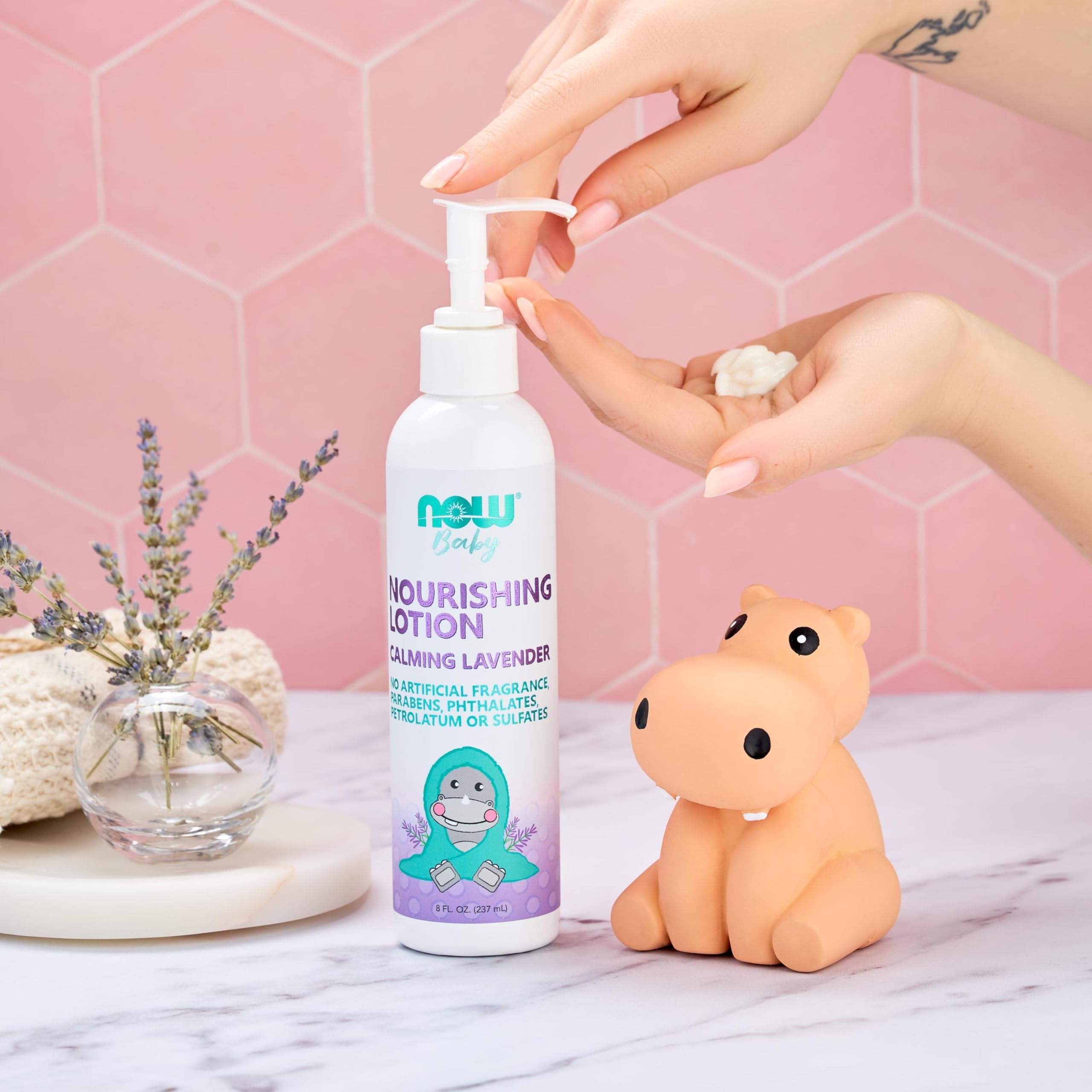 Foto 5 pulgar | Lotion Now Baby Nutritive Calming Lavanda 240 Ml Sin Parabenos - Venta Internacional.