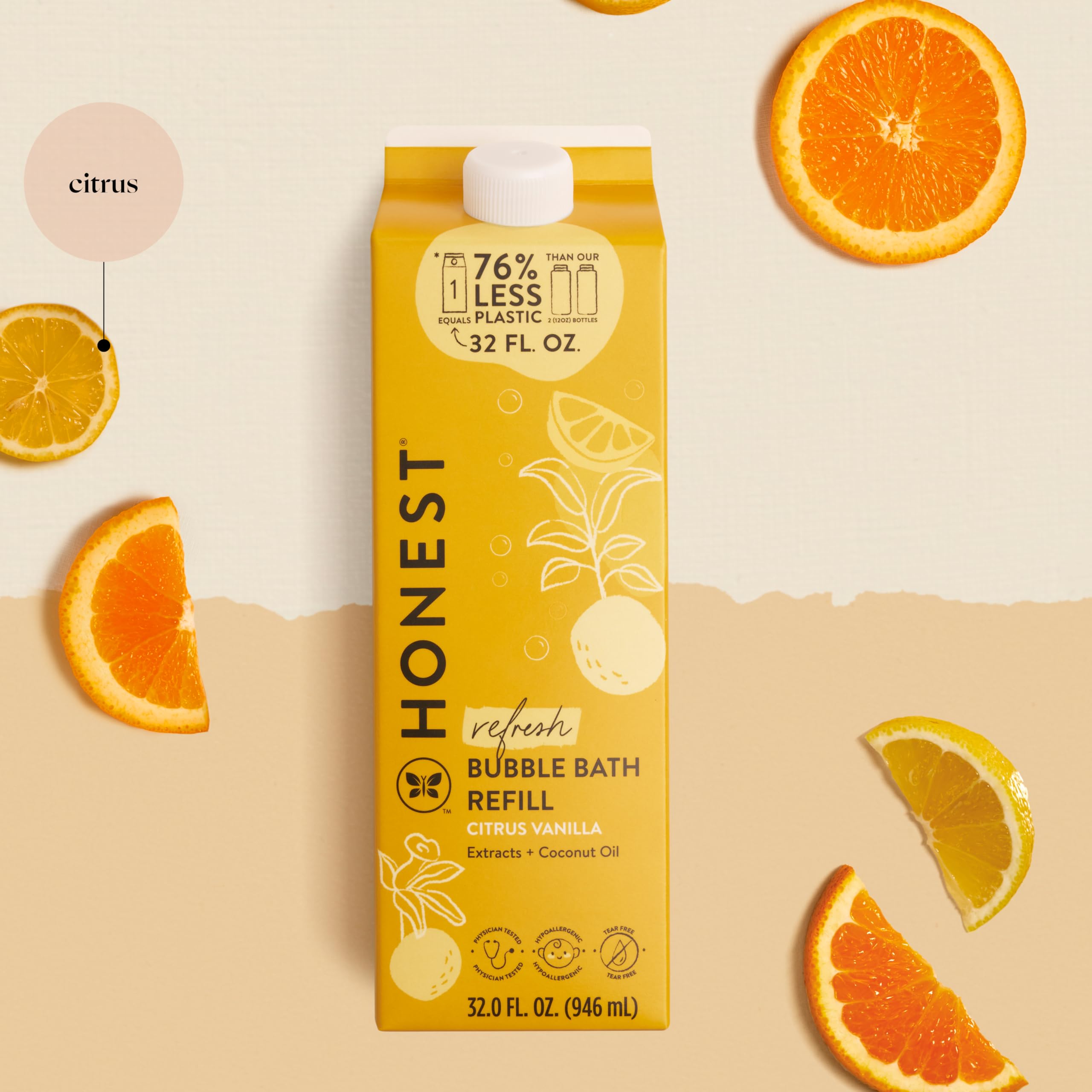 Foto 2 | Caja De Recarga Para Baño De Burbujas The Honest Company, 946 Ml - Venta Internacional.