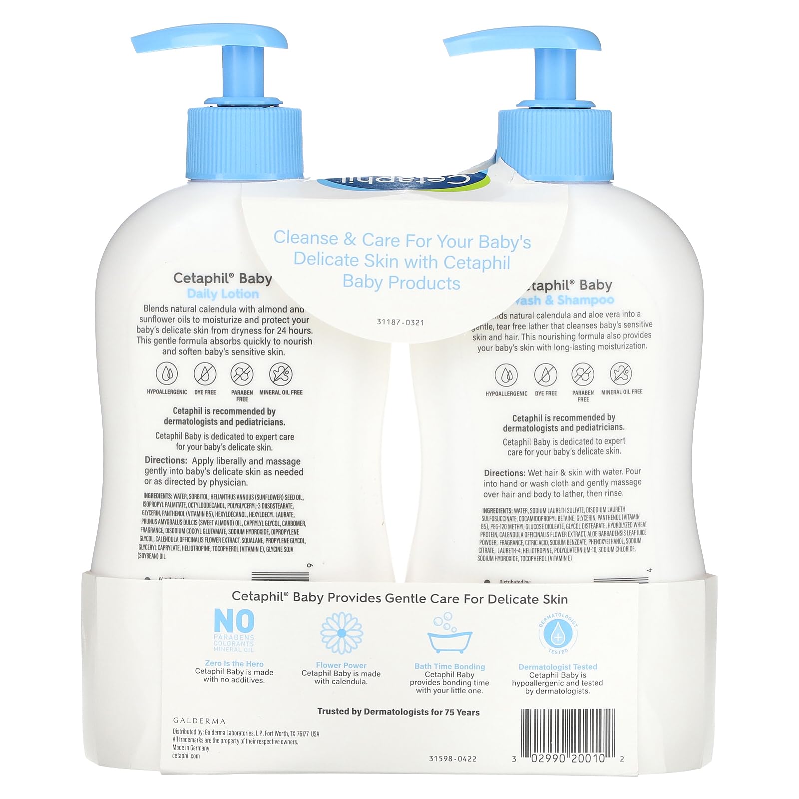 Foto 4 pulgar | Jabón Y Champú Para Bebés Y Loción Corporal Cetaphil Healthy Skin - Venta Internacional.