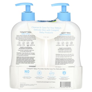 Foto 3 | Jabón Y Champú Para Bebés Y Loción Corporal Cetaphil Healthy Skin - Venta Internacional.