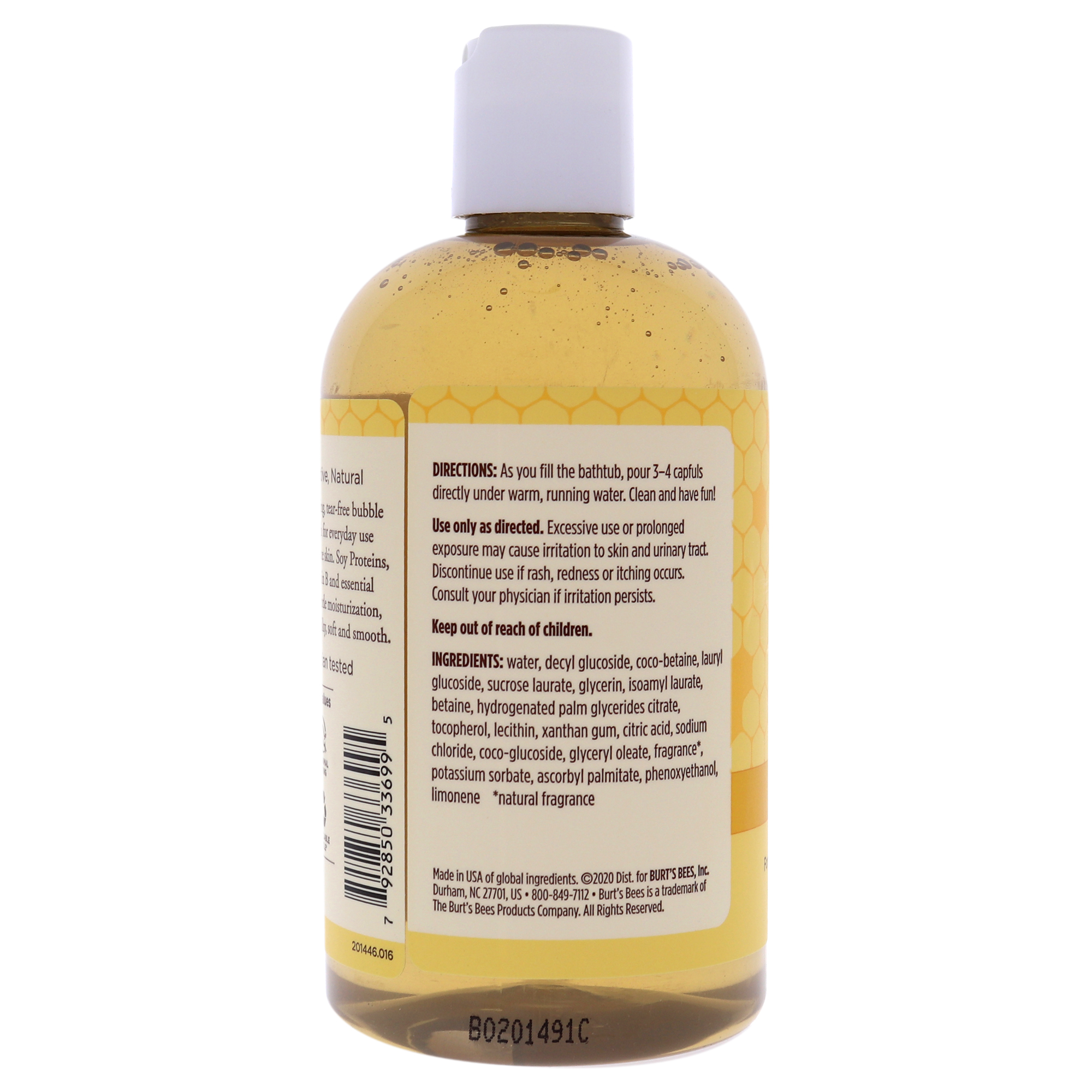 Foto 3 pulgar | Gel De Baño Para Niños Bubble Bath Burts Bees, 355 Ml, Sin Lágrimas - Venta Internacional.