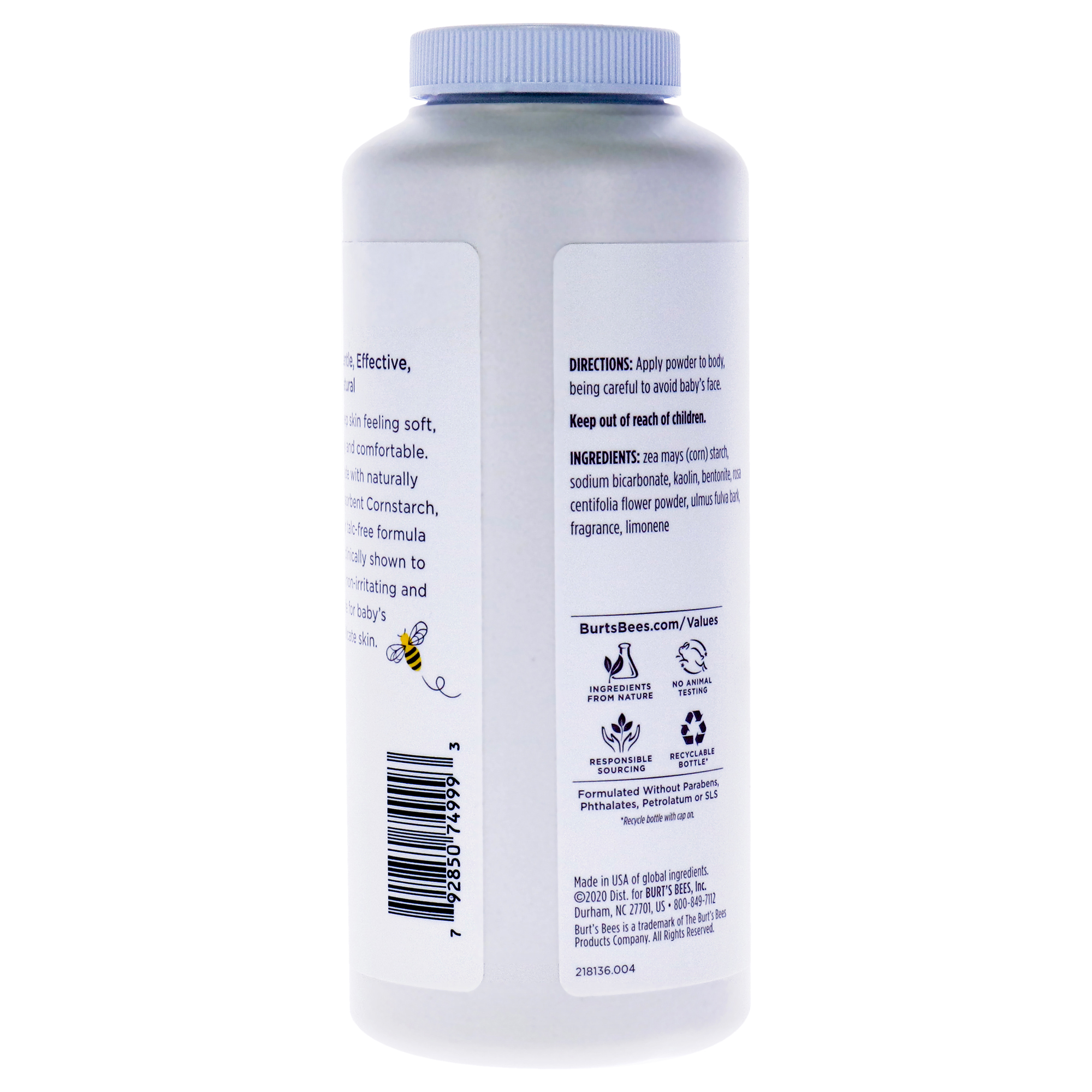 Polvo Para Espolvorear Burts Bees Baby Bee Original 221 Ml - Venta Internacional.
