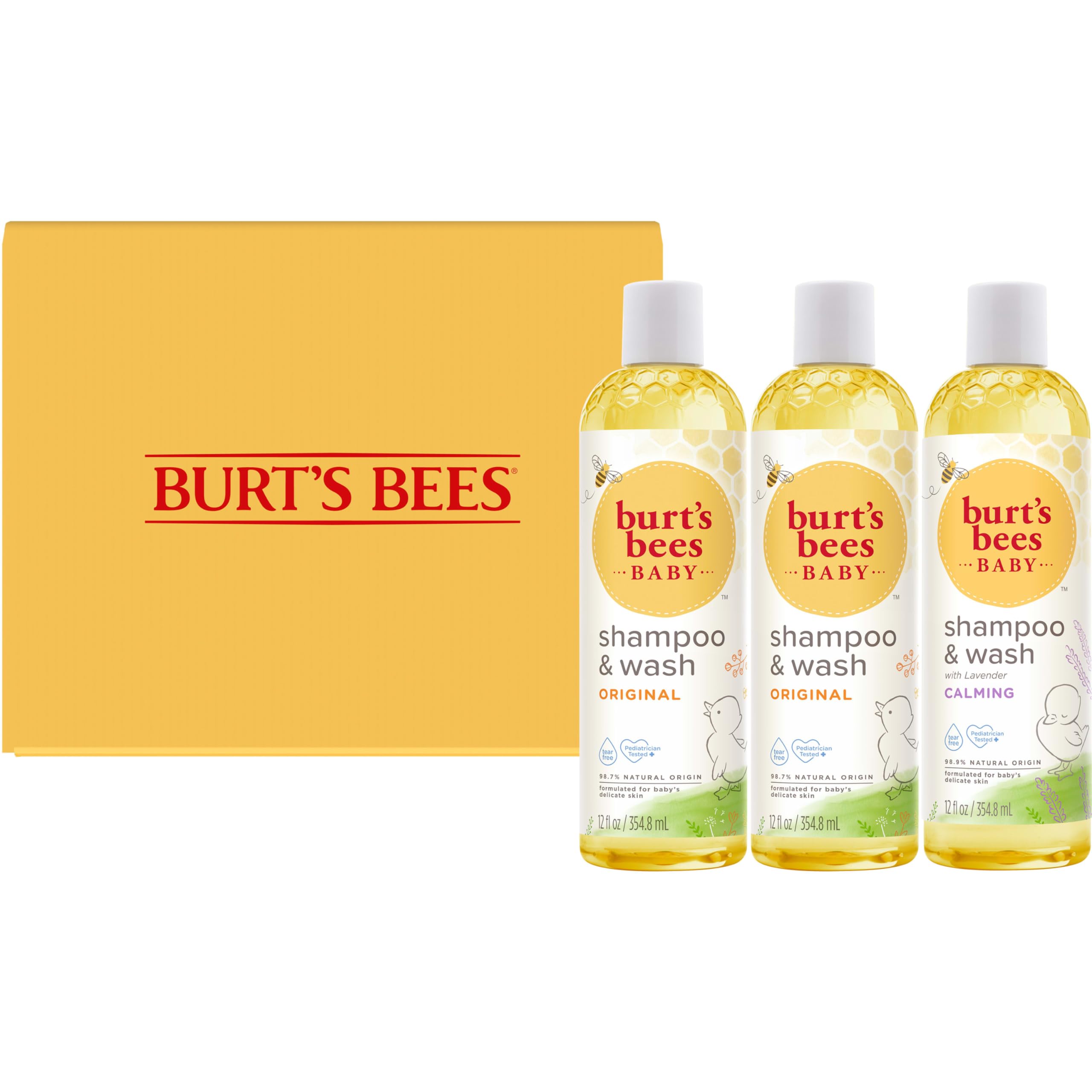 Paquete De Champú Y Gel De Baño Burt's Bees Baby 360 Ml X3 - Venta Internacional.